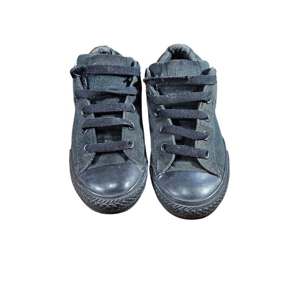 Converse All Star 626089F CTAS Street Slip Black Monochrome Junior Size 4